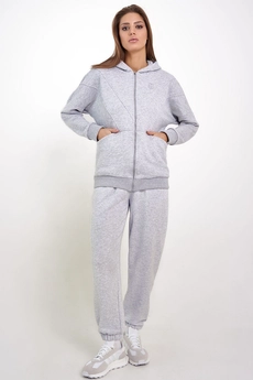Спортивный костюм f3023-50-04 серый меланж GO wear