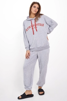 Спортивный костюм f3042-50-04 серый меланж GO wear