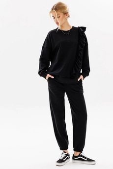 Костюм брючный f3043-40-02 черный GO wear
