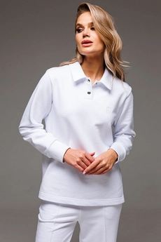 Костюм брючный f3063-01-01 белый GO wear
