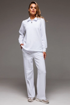 Костюм брючный f3063-01-01 белый GO wear