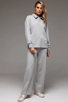 Костюм брючный f3063-50-04 серый меланж GO wear