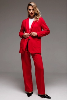 Костюм брючный f3065-11-02 красный GO wear