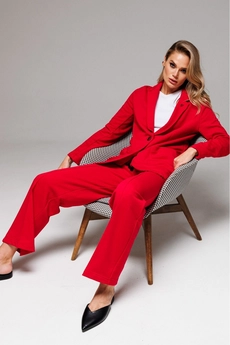 Костюм брючный f3065-11-02 красный GO wear