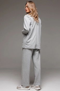 Костюм брючный f3065-50-04 серый меланж GO wear