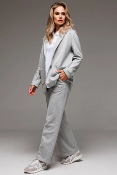 Костюм брючный f3065-50-04 серый меланж GO wear
