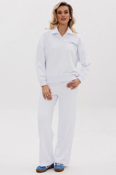 Костюм брючный f3075a-01-01 белый GO wear
