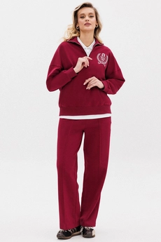 Спортивный костюм f3077-12-01 вишня GO wear