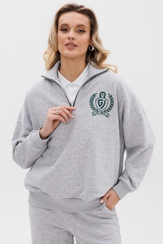 Спортивный костюм f3077-50-04 серый меланж GO wear