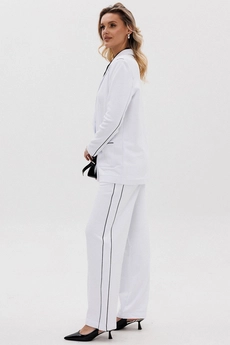 Костюм брючный f3079-01-01 белый GO wear