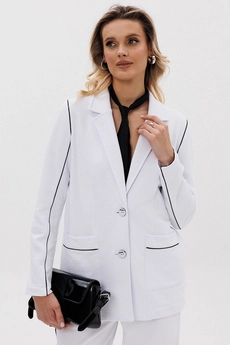 Костюм брючный f3079-01-01 белый GO wear