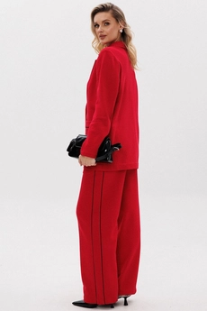 Костюм брючный f3079-11-02 красный GO wear