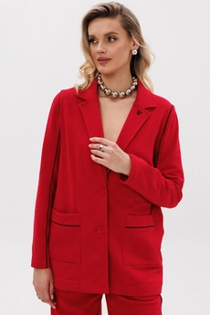 Костюм брючный f3079-11-02 красный GO wear