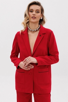 Костюм брючный f3079-11-02 красный GO wear