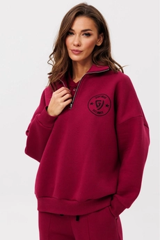 Спортивный костюм f3087-12-01 вишня GO wear