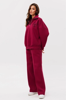 Спортивный костюм f3087-12-01 вишня GO wear