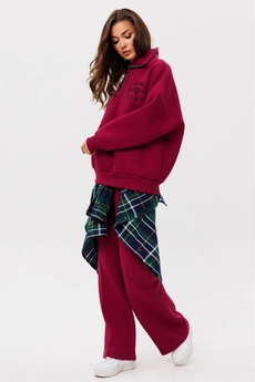 Спортивный костюм f3087-12-01 вишня GO wear