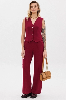 Костюм брючный f3088-12-01 вишня GO wear