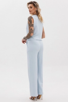 Костюм брючный f3088-29-1413 голубой GO wear