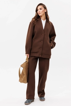 Костюм брючный f3092-23-03 коричневый GO wear