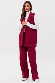 Костюм брючный f3094-12-01 вишня GO wear