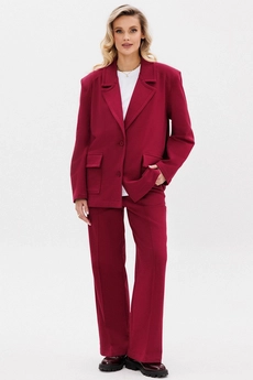 Костюм брючный f3105-12-01 вишня GO wear