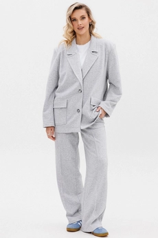 Костюм брючный f3105-50-04 серый меланж GO wear