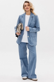 Костюм брючный f3106-29-1413 голубой GO wear