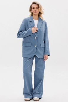 Костюм брючный f3106-29-1413 голубой GO wear