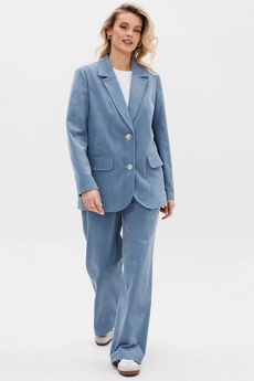 Костюм брючный f3106-29-1413 голубой GO wear