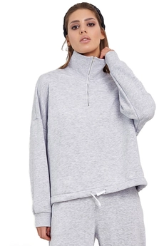 Джемпер F4024-50-04 серый меланж GO wear