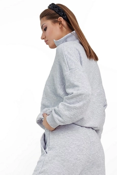 Джемпер F4024-50-04 серый меланж GO wear
