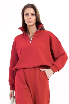 Джемпер F4024-11-02 красный GO wear
