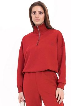 Джемпер F4024-11-02 красный GO wear