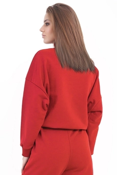 Джемпер F4024-11-02 красный GO wear