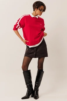 Джемпер f4108-11-02 красный GO wear