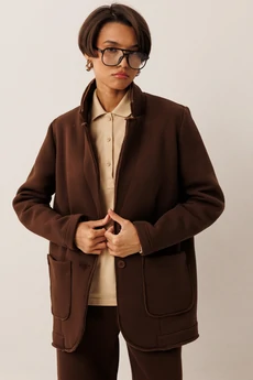 Жакет f4165-23-03 коричневый GO wear