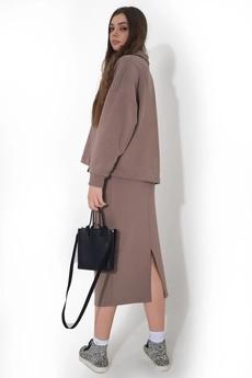 Костюм с юбкой f7001-04-03 капучино GO wear