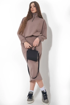 Костюм с юбкой f7001-04-03 капучино GO wear