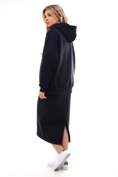 Костюм с юбкой f7034-40-02 черный GO wear