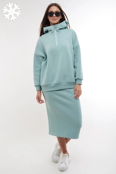 Костюм с юбкой f7034-26-688 ментол GO wear