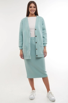 Костюм с юбкой f7052-26-688 ментол GO wear