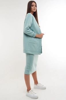 Костюм с юбкой f7052-26-688 ментол GO wear