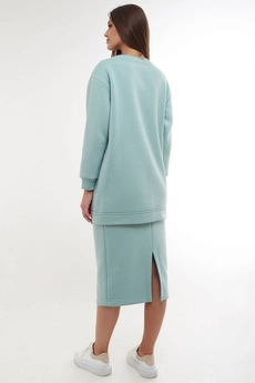 Костюм с юбкой f7052-26-688 ментол GO wear