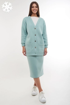 Костюм с юбкой f7052-26-688 ментол GO wear
