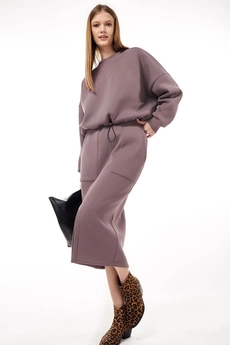 Костюм с юбкой f7056-04-03 капучино GO wear