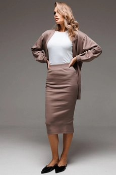 Костюм с юбкой f7064-04-03 капучино GO wear
