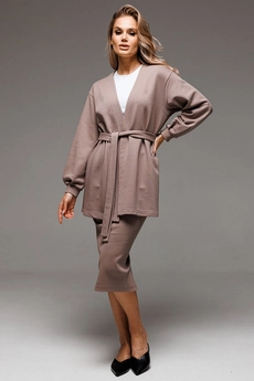 Костюм с юбкой f7064-04-03 капучино GO wear