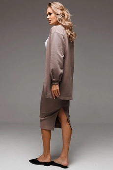 Костюм с юбкой f7064-04-03 капучино GO wear