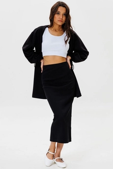 Костюм с юбкой f7064-40-02 черный GO wear